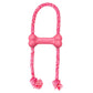 KONG Puppy Goodie Bone w/ Rope Pink