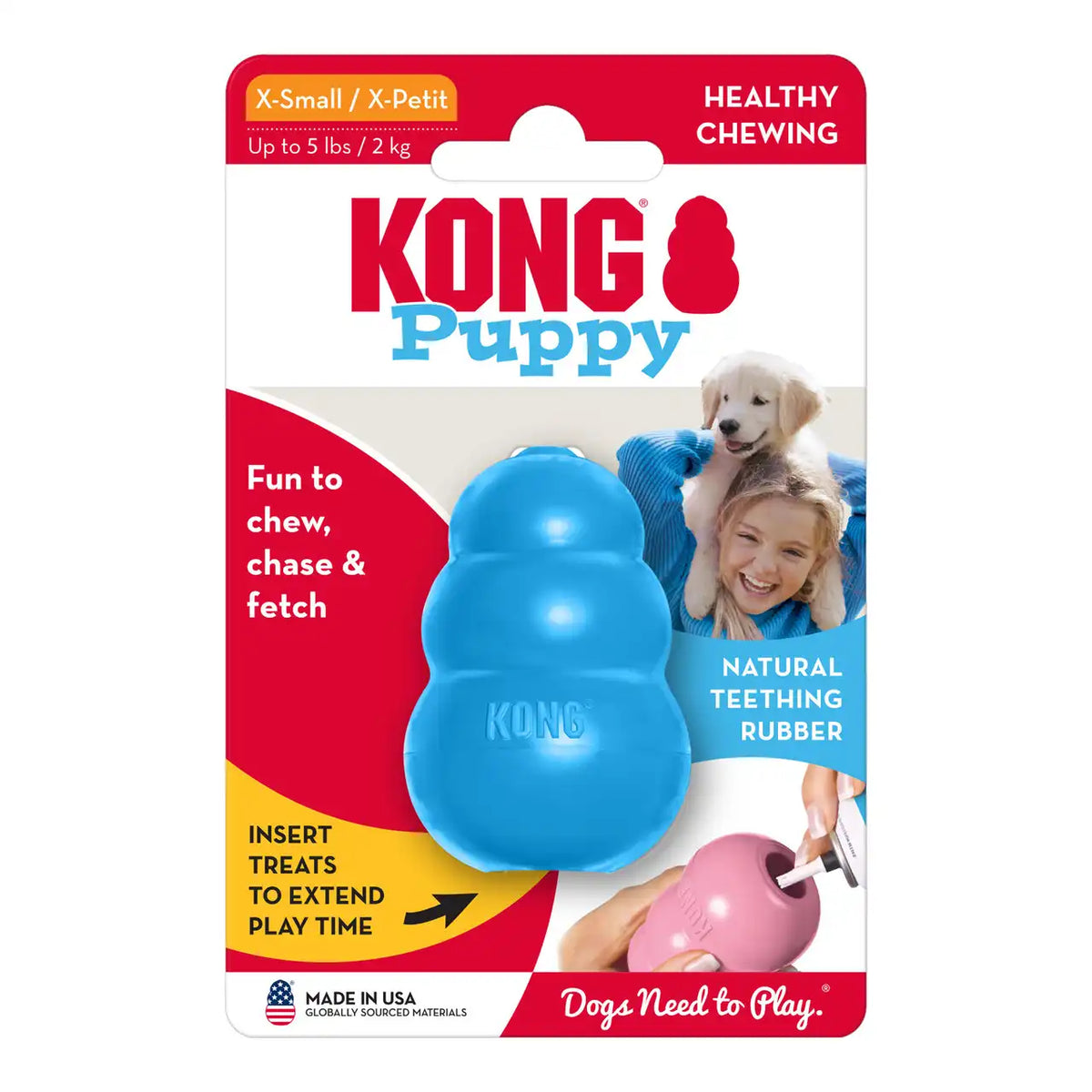 KONG Puppy Blue
